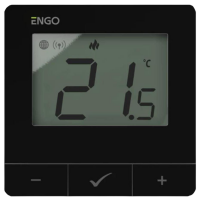Termostat ENGO E25-230B Black Pentru radiator / Baterie