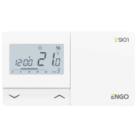 Termostat ENGO E901 White Pentru cazane / Baterie