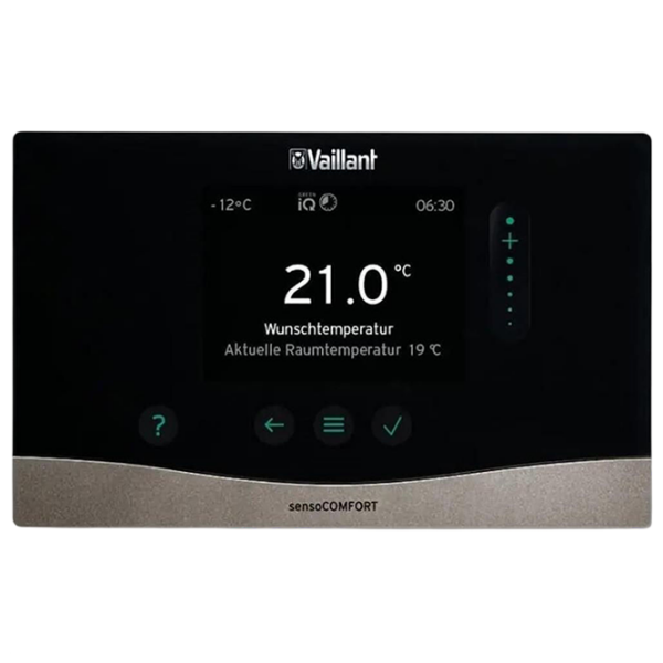 Termostat Vaillant VR 92f Black Pentru radiator / Rețea photo 1