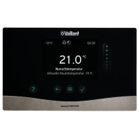 Termostat Vaillant VR 92f Black Pentru radiator / Rețea