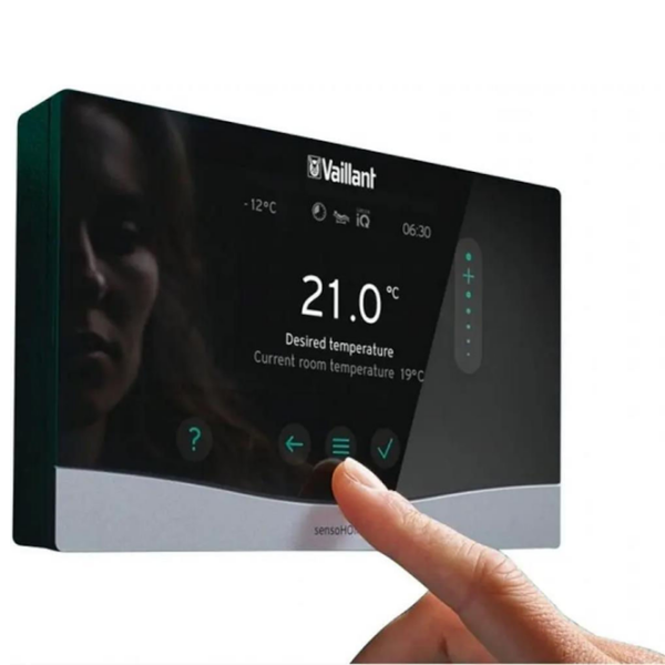 Termostat Vaillant VR 92f Black Pentru radiator / Rețea photo 3