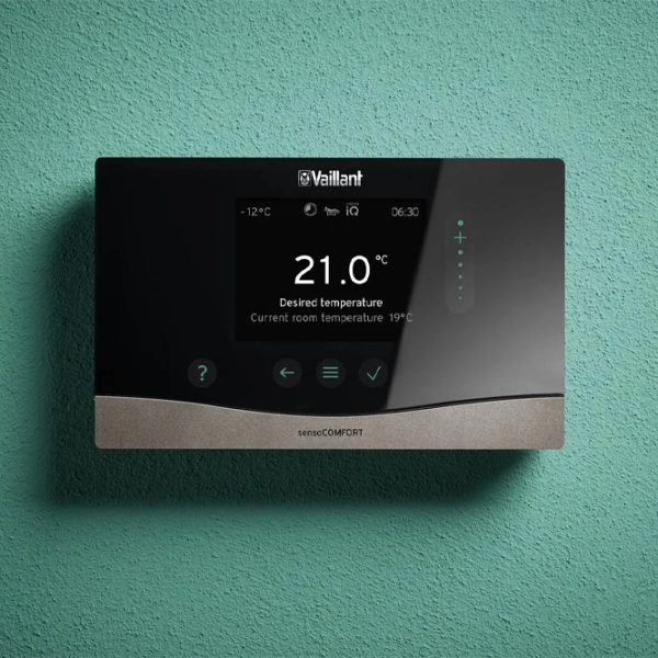 Termostat Vaillant sensoCOMFORT VRC 720 Black pentru condiționere / Rețea photo 2