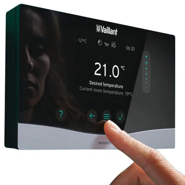 Termostat Vaillant sensoCOMFORT VRC 720/3 Black pentru condiționere / Rețea photo 2