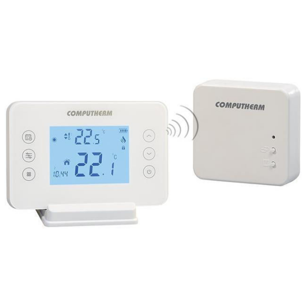 Termostat Computherm T70 RF White Pentru cazane / Baterie photo 2