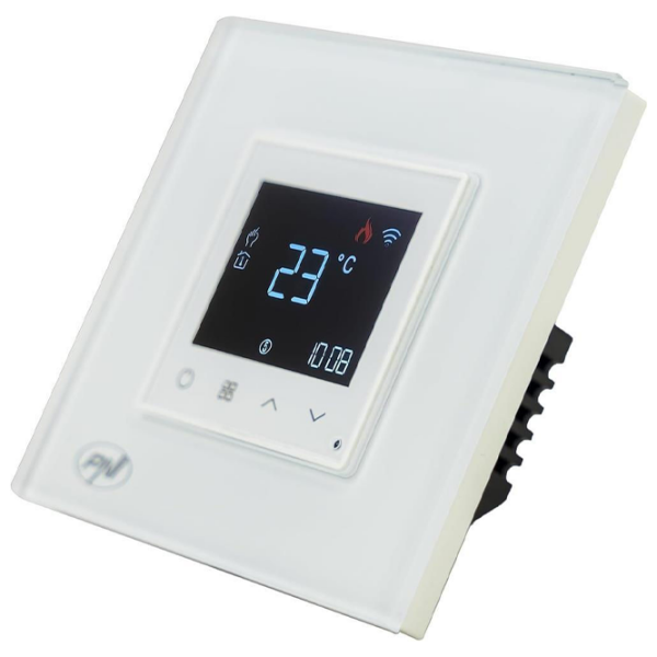 Termostat PNI CT-26W White Pentru pardosea / Rețea photo 3