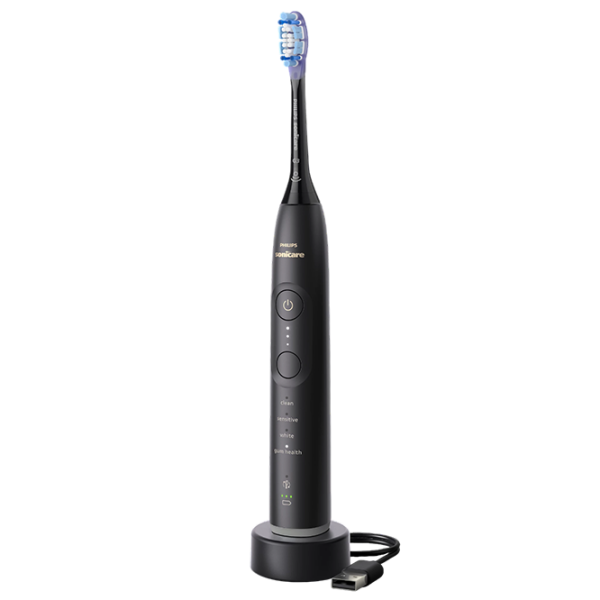 Зубная электрощетка Philips HX7429/02 Бело-Черный  photo 4