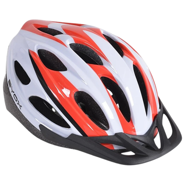 Cască de protecție Moni Bicycle Y02 L Red White Red White photo 1