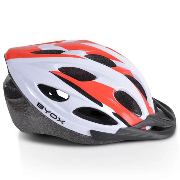 Cască de protecție Moni Bicycle Y02 L Red White Red White photo 2
