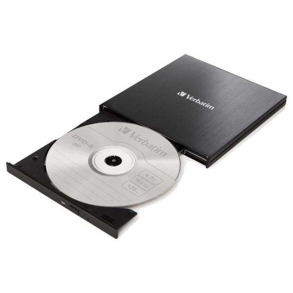 Оптический привод Verbatim External Slimline Черный USB 3.2 Gen 1, Пластик photo 2