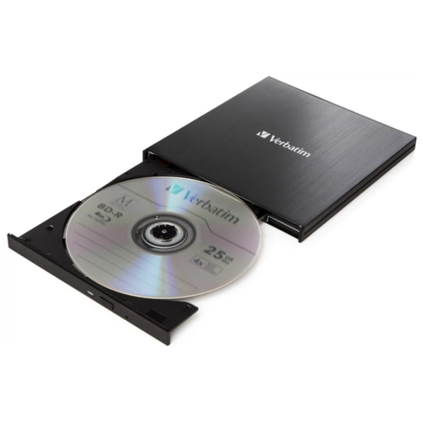 Оптический привод Verbatim External Slimline Черный USB 3.2 Gen 1, Пластик photo 2