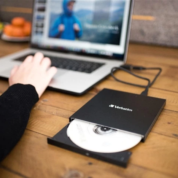 Оптический привод Verbatim External Slimline Черный USB 3.2 Gen 1, Пластик photo 3