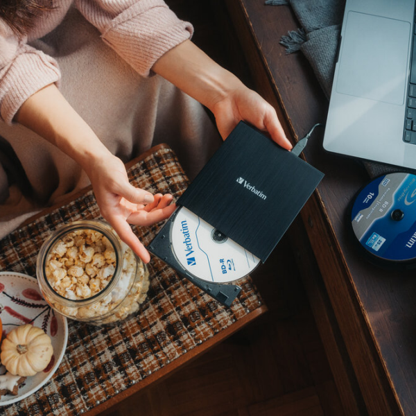 Оптический привод Verbatim External Slimline Черный USB 3.2 Gen 1, Пластик photo 6