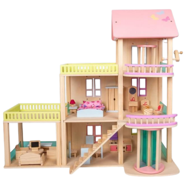 Căsuță pentru păpuși 4Play Elevator Princess Room căsuță  3+ photo 3