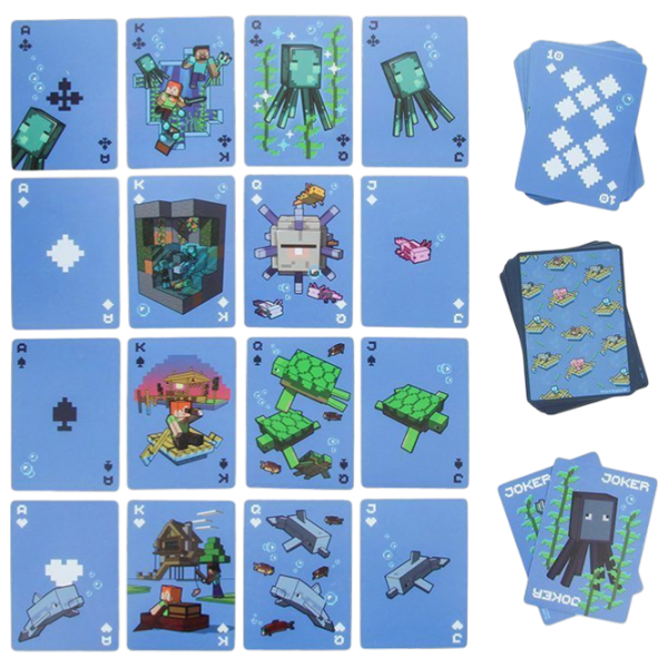 Настольная игра Paladone Minecraft Waterproof Игральные карты, 2+ photo 2