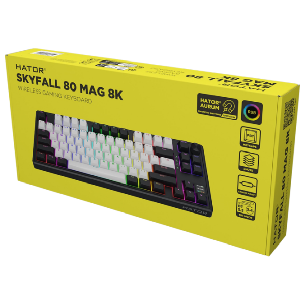 Tastatură Hator Skyfall 80 MAG ULTIMA 8K Black Gaming, Fără fir photo 7
