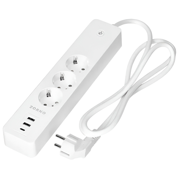 Prelungitor ORNO ORSH17520GSW 1.8 m White  photo 1