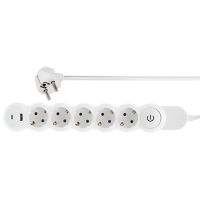 Prelungitor Scame 161.5071UD3 3 m White 
