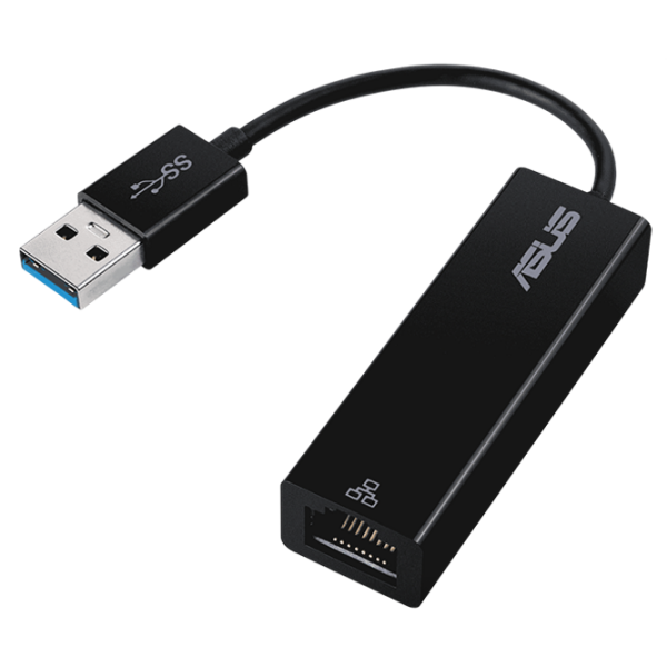 Adaptor Asus OH102 U3 TO RJ45 DONGLE Black  photo 1