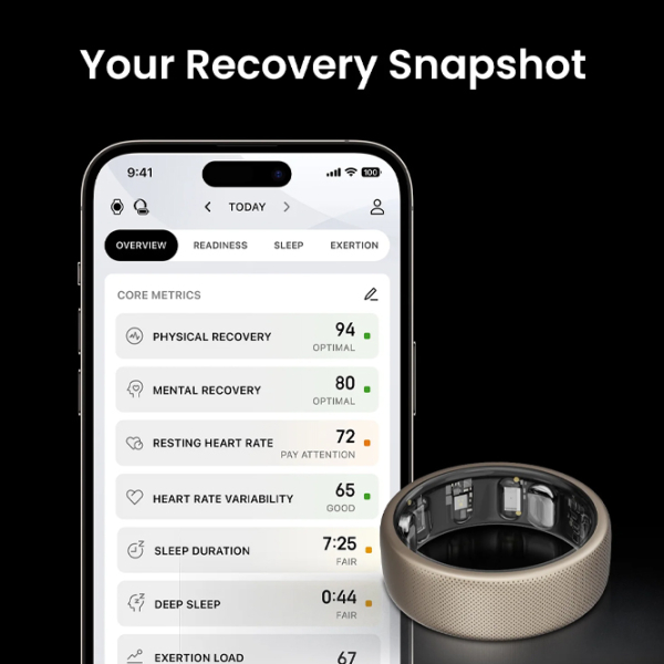 Умное кольцо Amazfit Helio Титан Размер - 8 photo 3