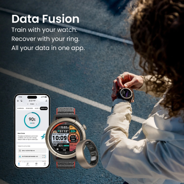 Умное кольцо Amazfit Helio Титан Размер - 8 photo 4