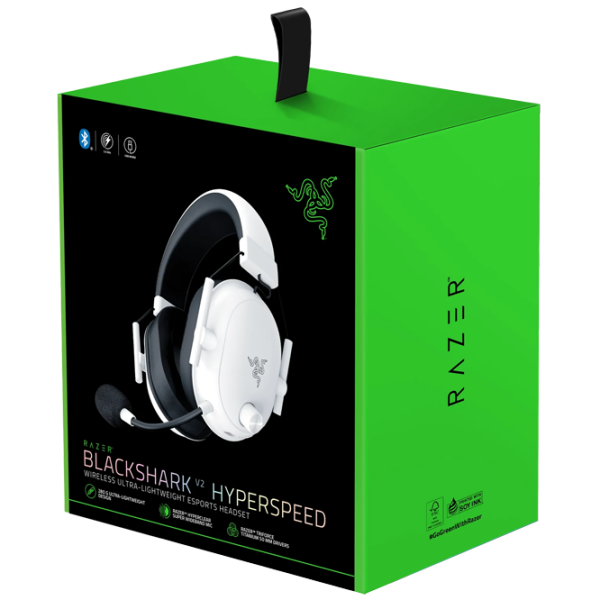 Căști Razer BlackShark V2 White Fără fir / Gaming / Over the ear photo 10