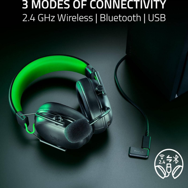 Căști Razer BlackShark V3 X HyperSpeed Black Fără fir / Gaming / Over the ear photo 7