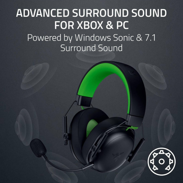 Căști Razer BlackShark V3 X HyperSpeed Black Fără fir / Gaming / Over the ear photo 8