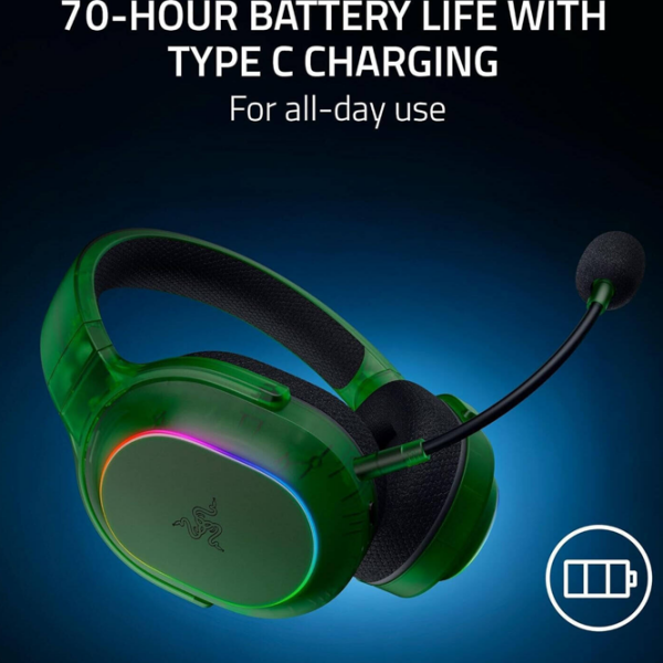 Наушники Razer Barracuda X Chroma Зеленый Беспроводные / Игровой / Полноразмерные photo 8