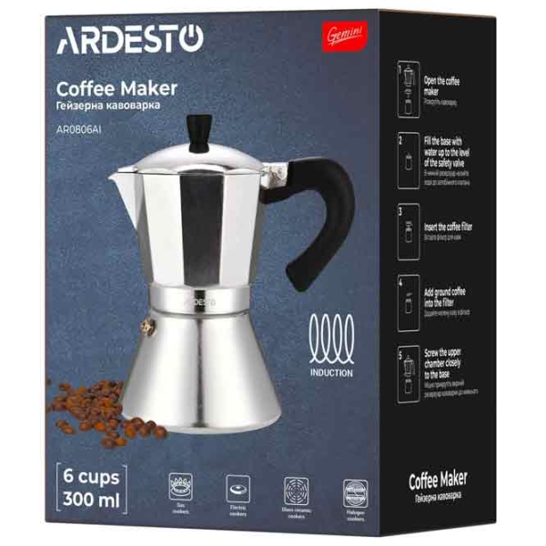 Ibric Ardesto AR0809AI
Inox 0.45l, Aluminiu photo 9