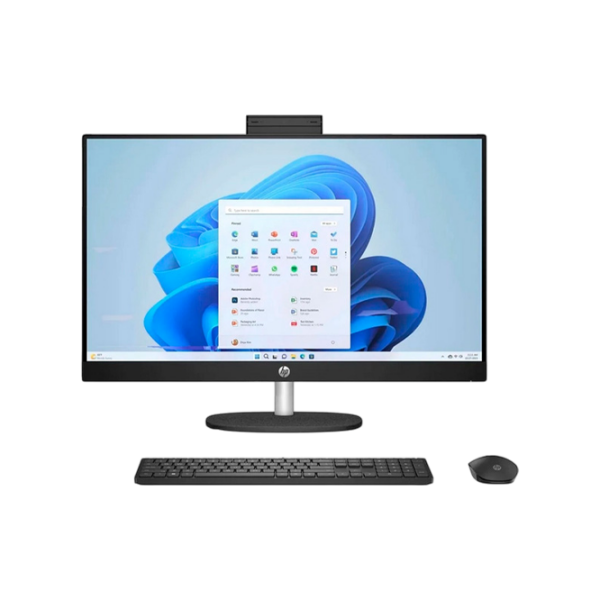 All-in-One PC HP AIO 27-cr0084ci Black 27" Full HD IPS AMD Ryzen 5 7520U 16 GB 512 GB  photo 1