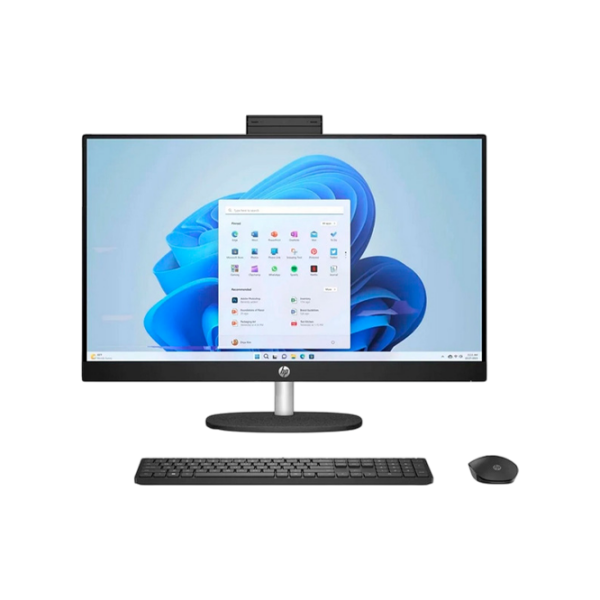 All-in-One PC HP AIO 27-cr0084ci Black 27" Full HD IPS AMD Ryzen 5 7520U 16 GB 512 GB  photo 1