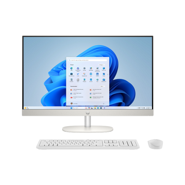 All-in-One PC HP AIO 27-cr2108ci White 27" Full HD IPS Intel Core Ultra 5 225U 16 GB 512 GB  photo 2