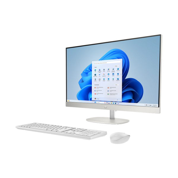 All-in-One PC HP AIO 27-cr0084ci White 27" Full HD IPS AMD Ryzen 5 7520U 16 GB 512 GB  photo 2