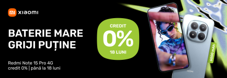 Baterie mare, griji puțini - asta e sută la sută despre Redmi Note 15 Pro 4G!