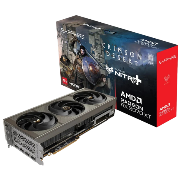 Видеокарта Sapphire NITRO+ Radeon RX 9070 XT CRIMSON DESERT 16 ГБ PCI Express x16 5.0 photo 5