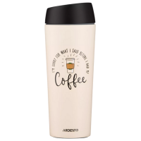 Cană termo Ardesto Coffee Time Travel Mug Beige 0.45l