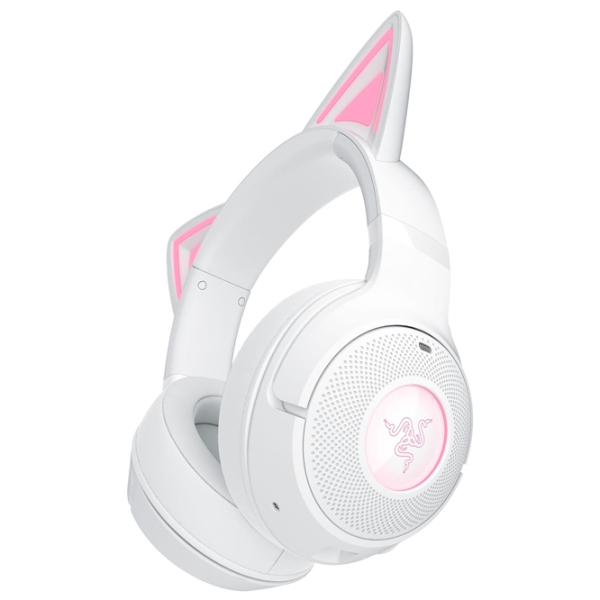 Căști Razer Kraken Kitty Edition V2 Quartz White Fără fir / Gaming / Over the ear photo 2