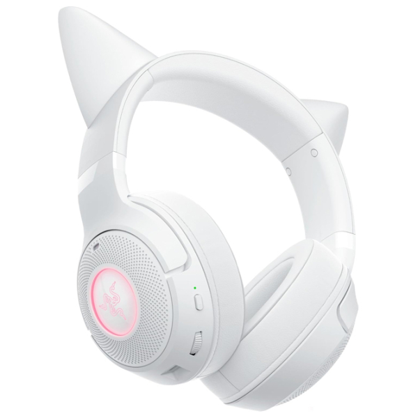 Căști Razer Kraken Kitty Edition V2 Quartz White Fără fir / Gaming / Over the ear photo 3