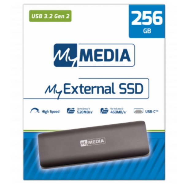 Unități de stocare externe SSD Verbatim MyMedia 256 GB Gray  photo 5