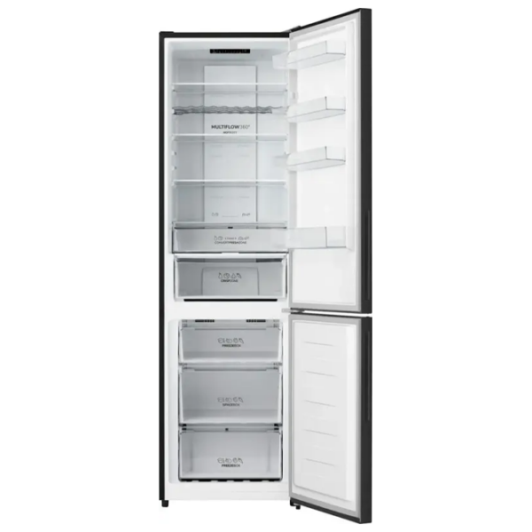 Frigider Gorenje NRK620EABK4 Black 238l / No Frost, 98l / No Frost, A+ photo 3