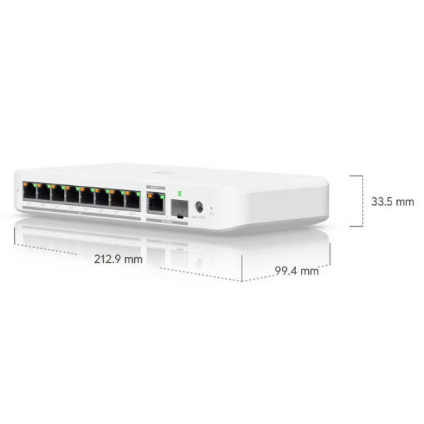 Switch Ubiquiti USW-Flex-2.5G-8-PoE White 60 Gbit/s photo 6