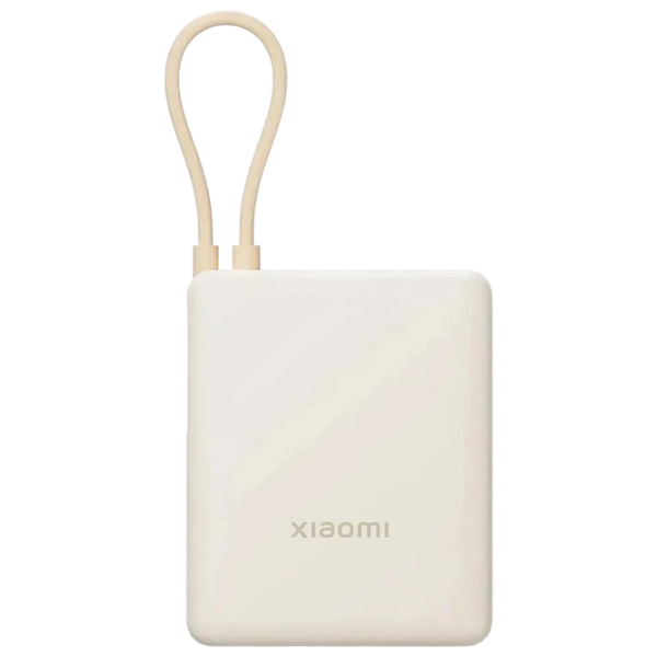 Power Bank 10000 мАч Xiaomi Integrated Cable (33 Вт) Tan  photo 1