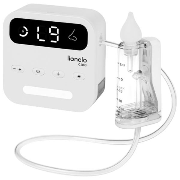 Aspirator nazal Lionelo Baby Air Flow 1500 mAh / White photo 1