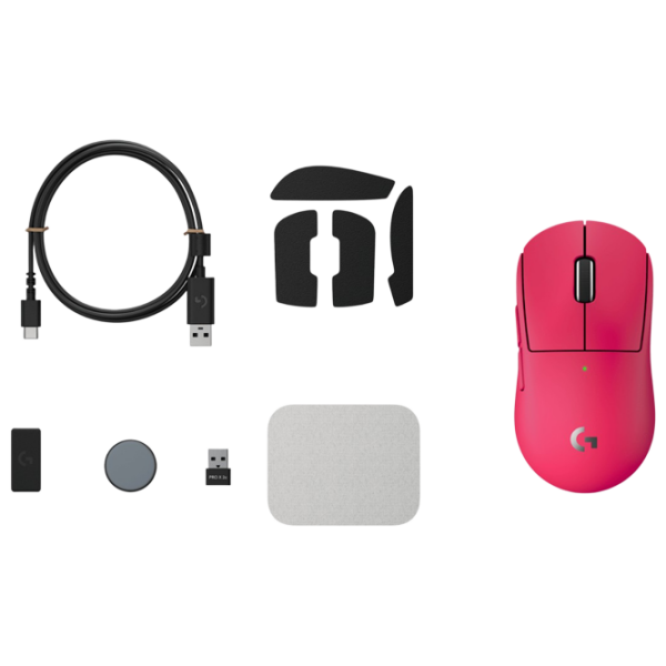 Mouse Logitech PRO X Superlight 2C Pink Fără fir / 44000 dpi photo 4