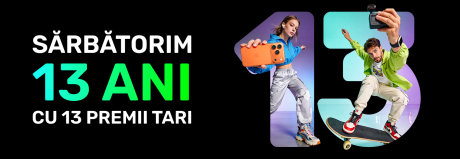 Participă la tombolă și câștigă unul dintre cele 13 premii cool!