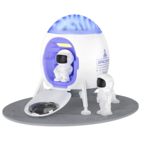Lampă de noapte XO Astronaut Star and Galaxy Projector & Speaker White Rețea