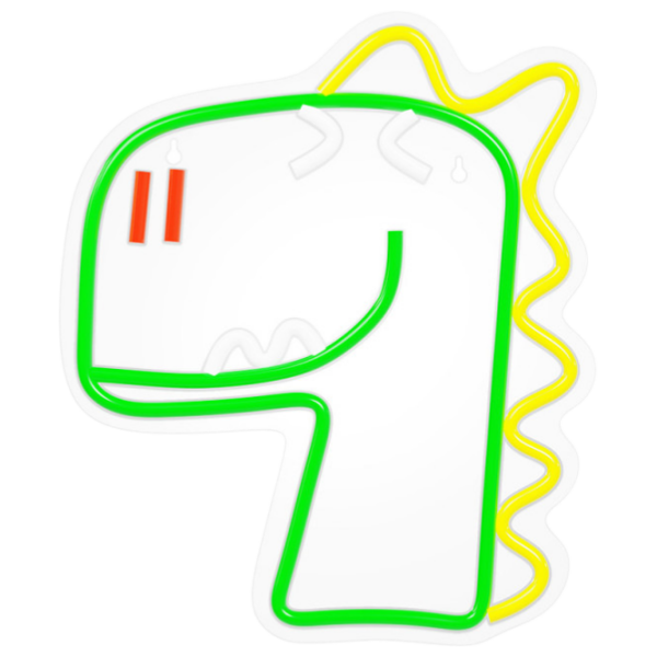 Светодиодная лампа Forever Light Neon PLEXI JURASSIC BABY DINO Зеленый От сети photo 1
