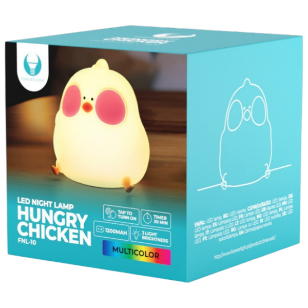 Ночник Forever Light FNL-10 HUNGRY CHICKEN Белый Аккумулятор photo 8