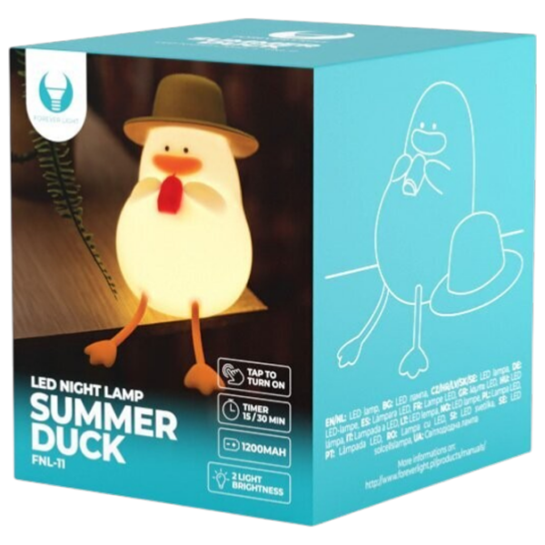 Ночник Forever Light FNL-11 SUMMER DUCK Белый Аккумулятор photo 5