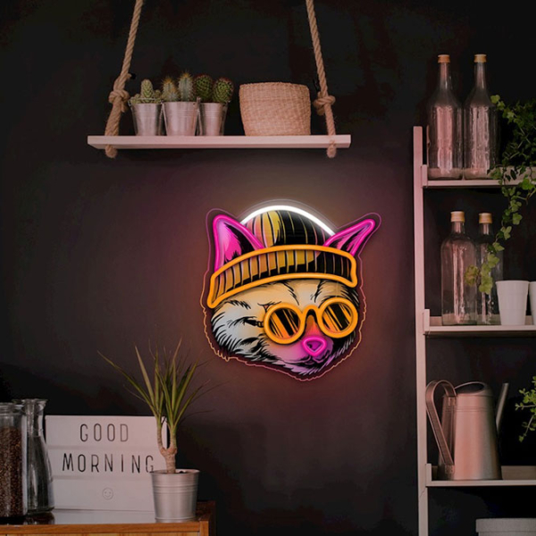Lampă LED Forever Light FLA04 CAT DREAMER Multicolor Rețea photo 3